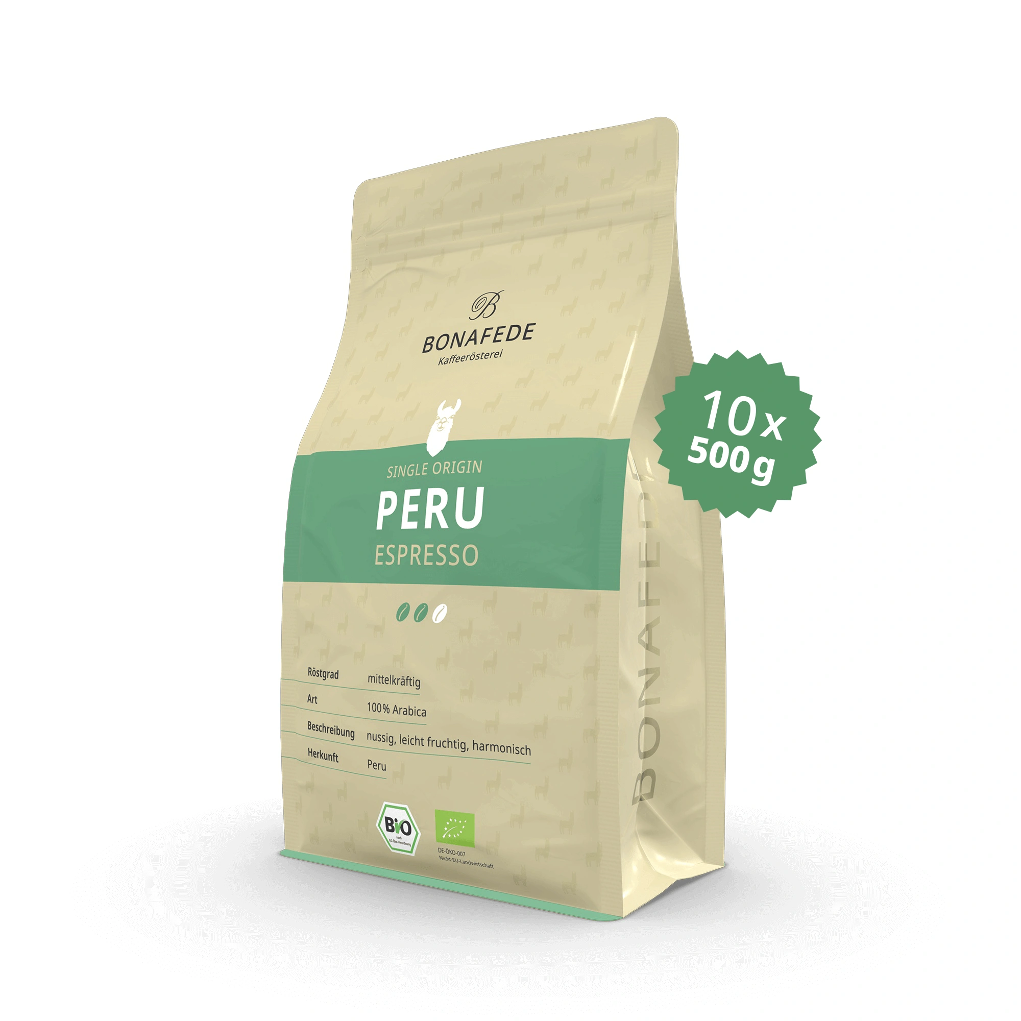 VPE PERU Bio + Fair, Espresso 10 x 500 g