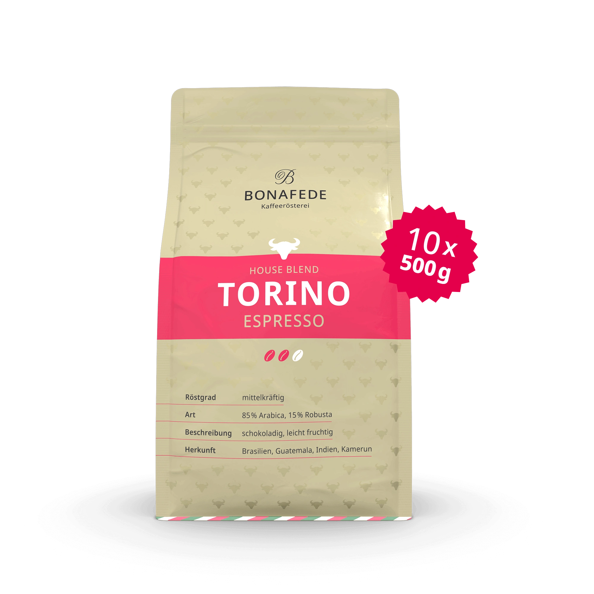VPE TORINO, Espresso 10 x 500 g